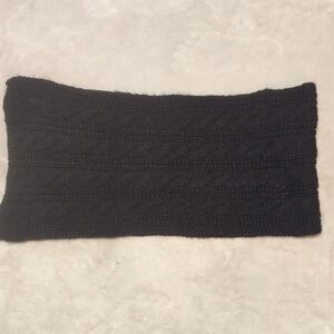 Black Knit Infinity Scarf